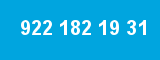 922 182 19 31